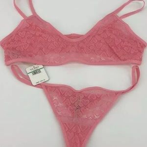FREE PEOPLE KELLY Pink Ruby Set